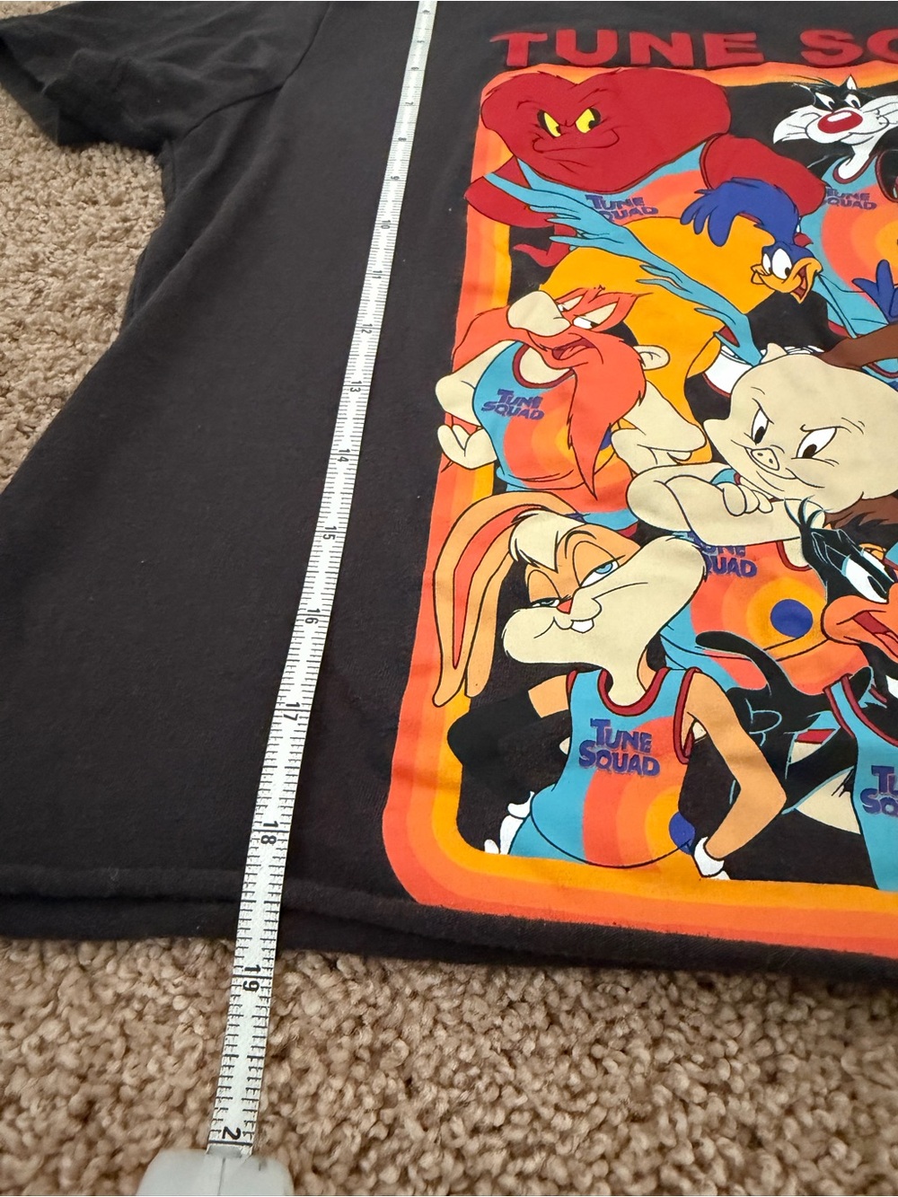 Space Jam A New Legacy Tune Squad Graphic T-Shirt Youth/Women's Size L Black - Picture 9 of 9